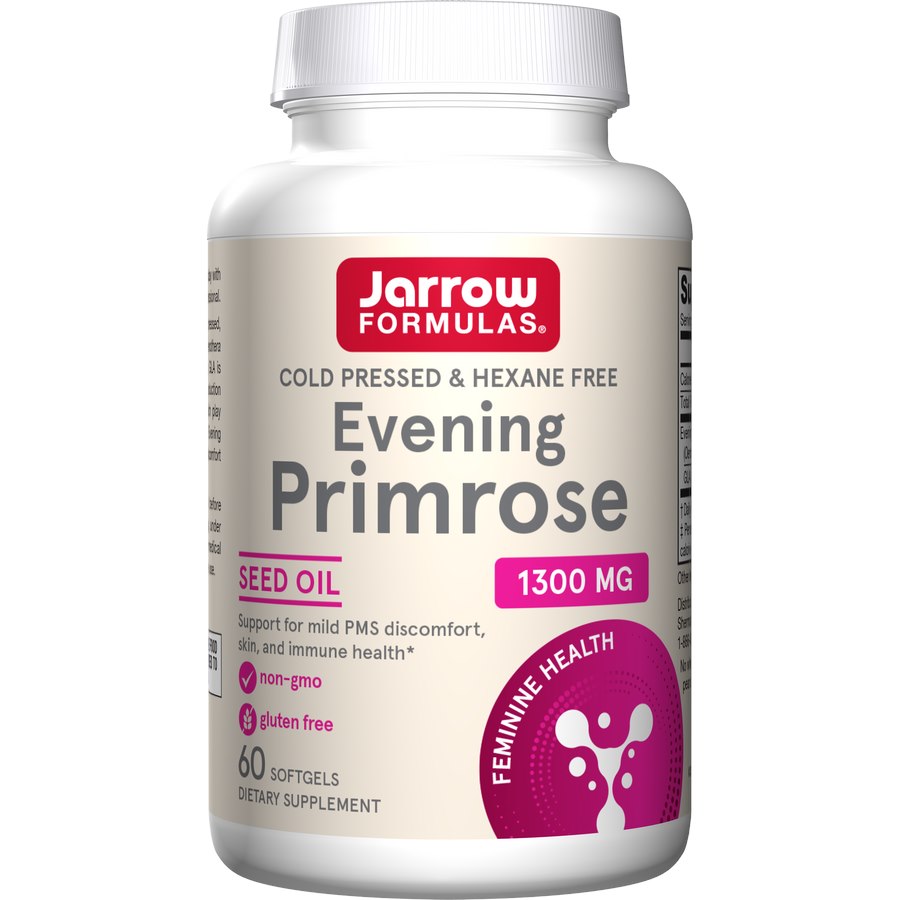 JARROW FORMULAS Nakvišų aliejus 60 kapsulių