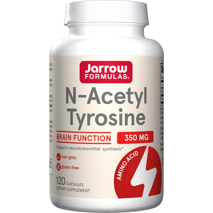 JARROW FORMULAS NALT N-acetiltirozinas - N-acetil-L-tirozinas 120 kapsulių