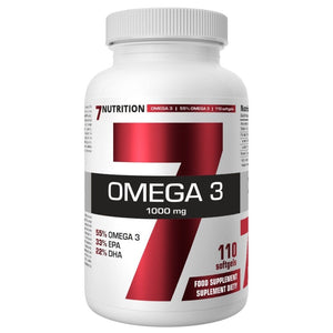 7Nutrition Omega 3 1000 mg - 110 kapsulių