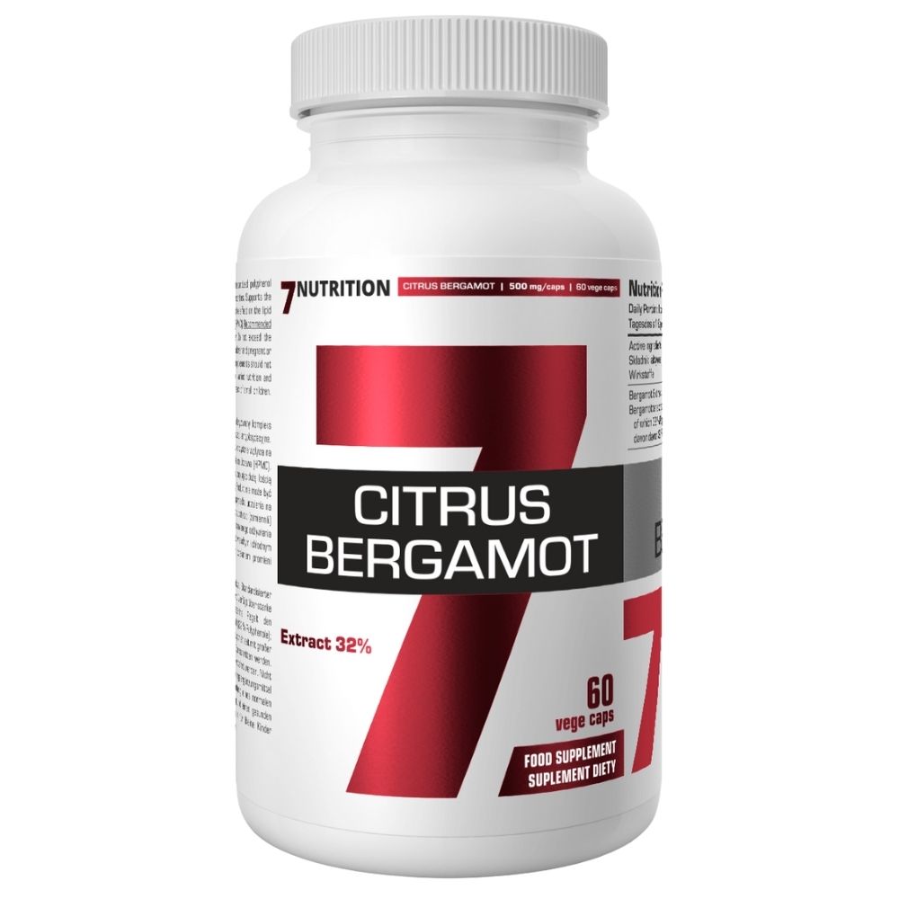 7Nutrition Bergamotės 500 mg - 60 kapsulių