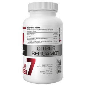 7Nutrition Bergamotės 500 mg - 60 kapsulių