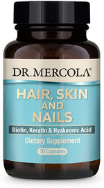 DR. MERCOLA Plaukams, odai ir nagams 30 kaps.