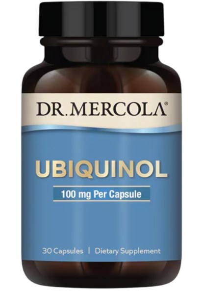 DR. MERCOLA Ubichinolis - kofermentas Q10 30 kapsulių