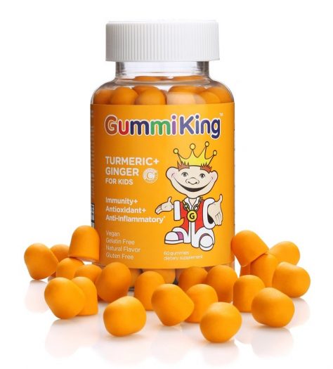 GummiKing CIBERŽOLĖS IR IMBIRO VAIKAMS 60 guminukų
