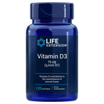 Life Extension Vitaminas D3 3000 TV ES 120 kapsulių