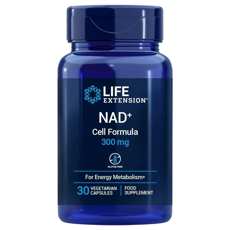 Life Extension NAD+ ląstelių formulė 300 mg ES 30 kapsulių