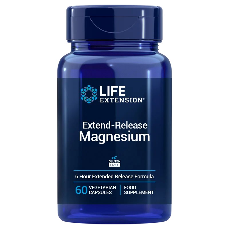 Life Extension Pailginto atpalaidavimo magnis ES 60 kapsulių