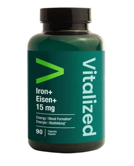 VITALIZED Iron+ 90 kapsulių
