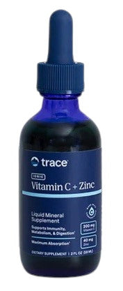 TRACE MINERALS vitaminas C + joninis cinkas 59 ml