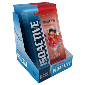 Activlab Isoactive funkcinis izotonikas su hibisku, daugiavaisis - 20 paketėlių