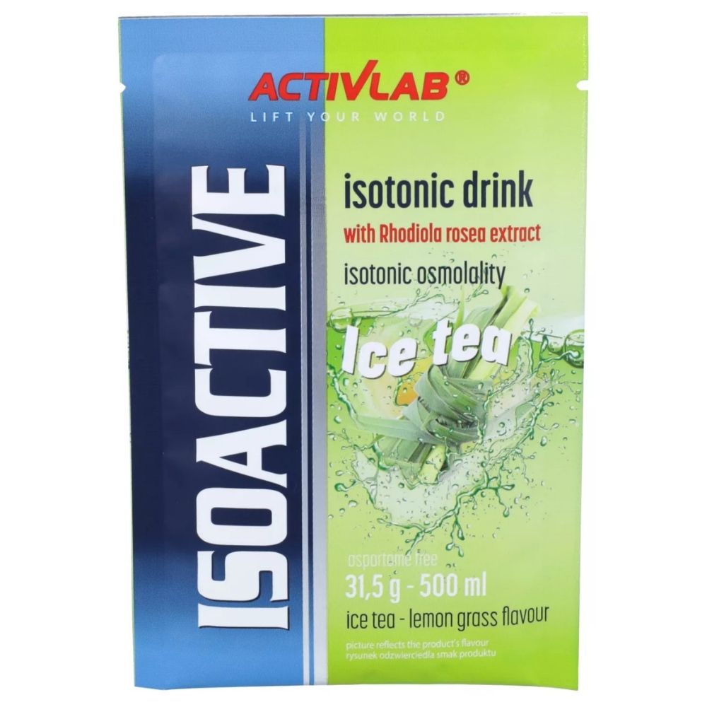 Activlab Isoactive funkcinis izotonikas su rodiole, citrinžolių arbata - 20 paketėlių