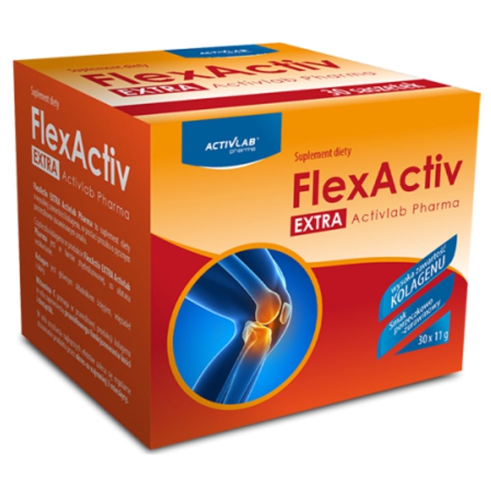 Activlab Pharma FlexActiv Extra, serbentų ir spanguolių - 30 paketėlių - Magnis.lt