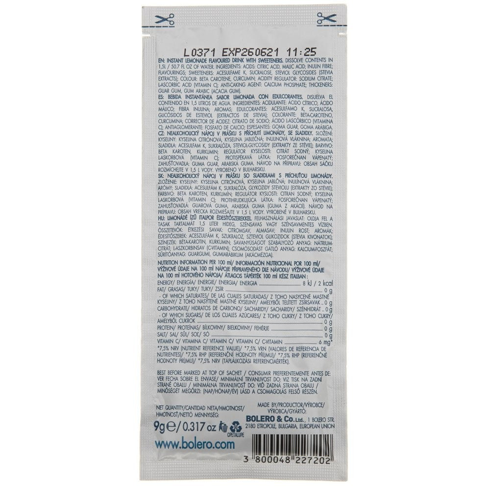 Bolero greitasis gėrimas su limonadu - 9 g - Magnis.lt