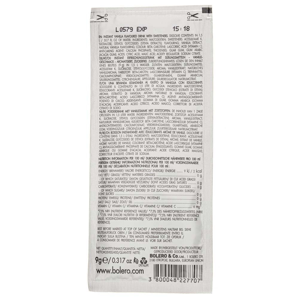Bolero greitasis gėrimas su vanile - 9 g - Magnis.lt