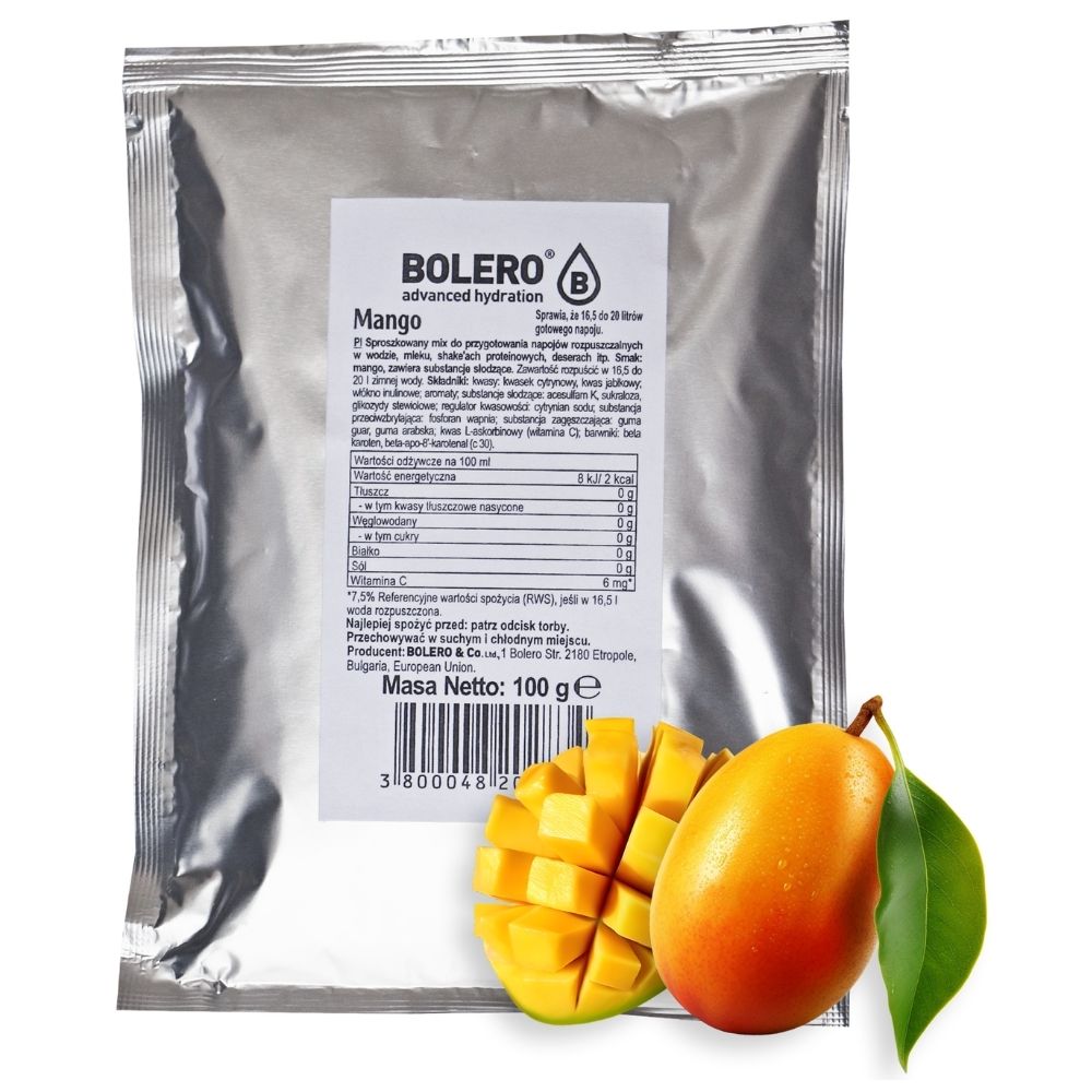 Bolero Bag momentinis gėrimas Mango - 100 g