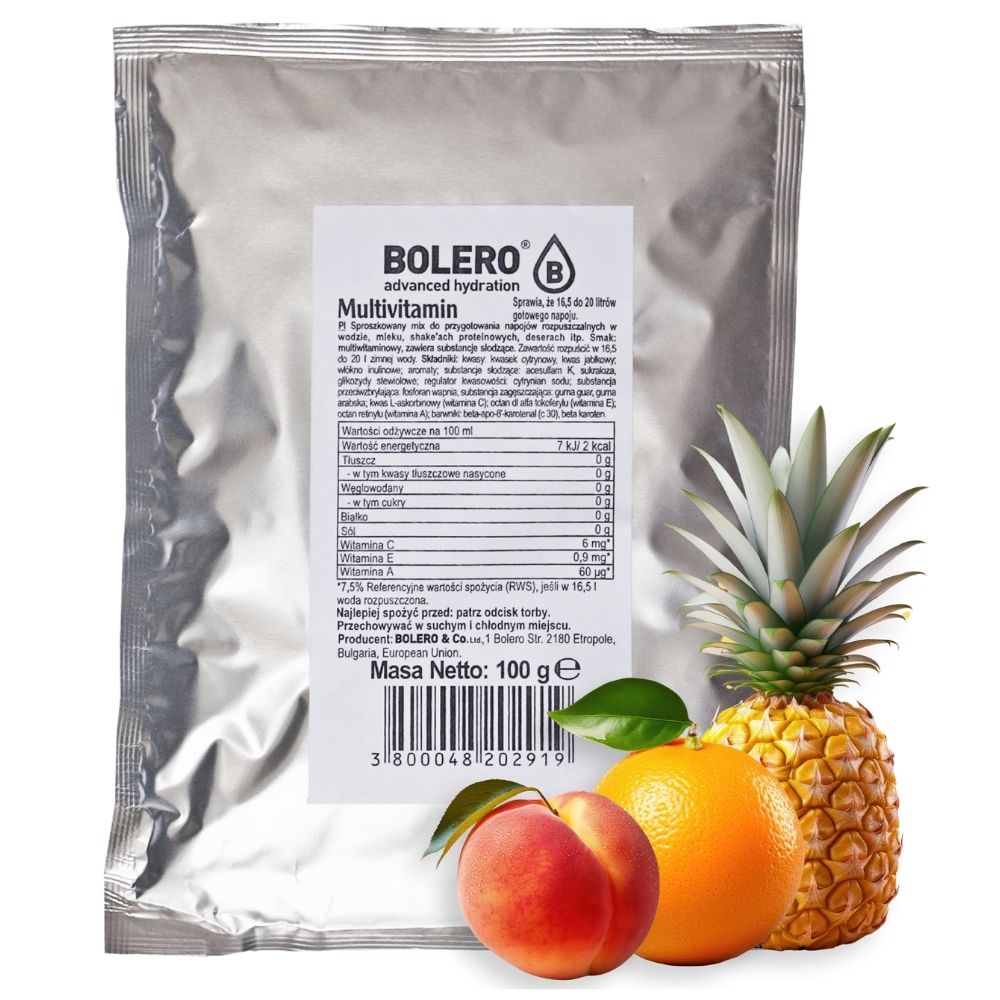 Bolero Bag Instant Drink Multivitamin (multivitaminai) - 100 g