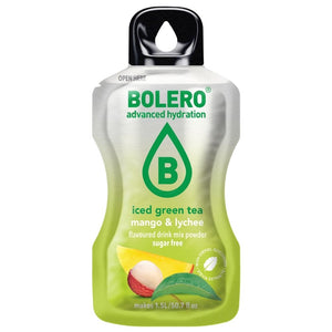 Bolero Classic Instant Drink Iced Green Tea Mango & Lychee (mangų žalioji ledinė arbata, ličiai) - 8 g