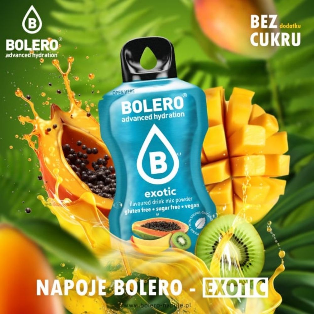 Bolero Classic momentinis gėrimas Exotic (egzotiniai vaisiai) - 12 paketėlių