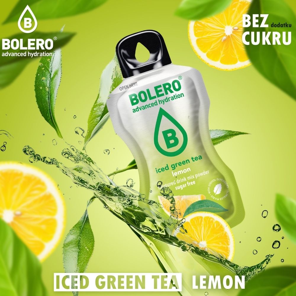 Bolero Classic greitasis gėrimas Iced Green Tea Lemon - 8 g