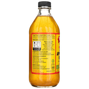 Bragg ekologiškas nepasterizuotas obuolių sidro actas - 473 ml - Magnis.lt