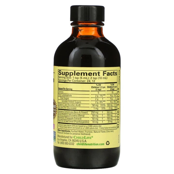 ChildLife Aller-Care, skystas vitaminas C, vynuogės - 118 ml - Magnis.lt