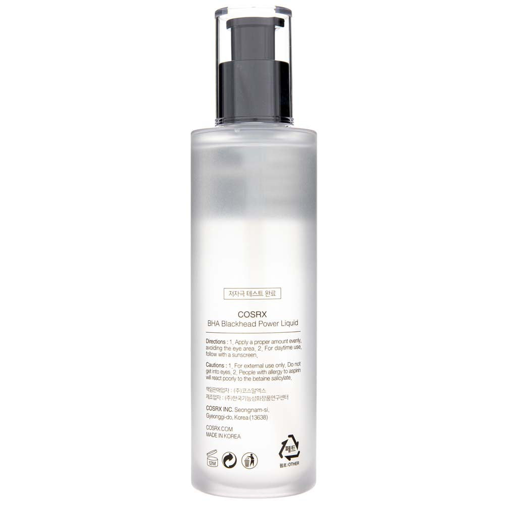 COSRX BHA Blackhead Power skystis nuo spuogų su natūralia BHA rūgštimi - 100 ml