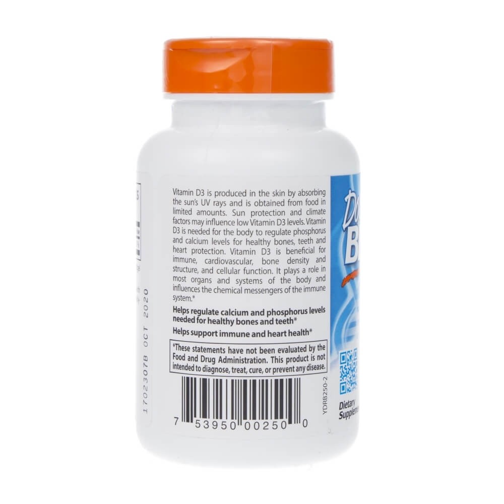 Doctor's Best vitaminas D3 5000 TV - 360 minkštųjų gelių - Magnis.lt