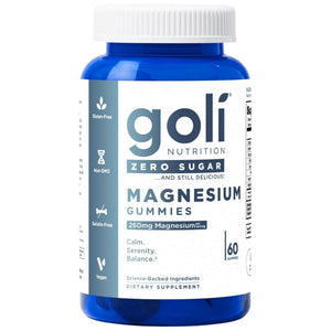 Goli Nutrition Magnis, želė pupelės be cukraus, mėlynių - 60 vnt.