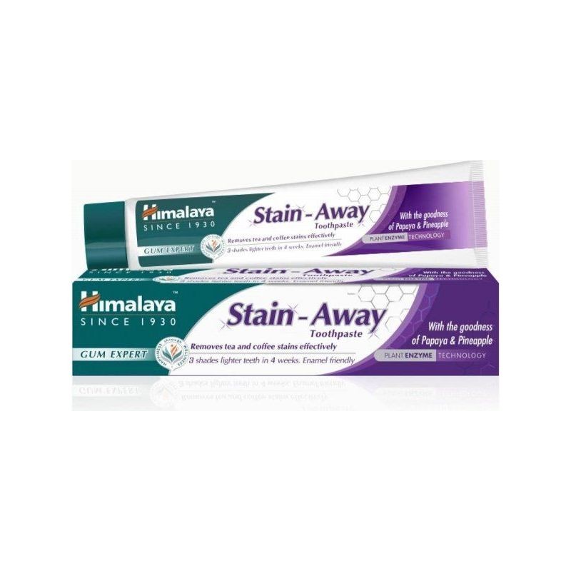 Himalaya Stain-Away dėmių šalinimo pasta be fluorido - 75 ml - Magnis.lt