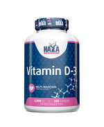 Haya Labs vitaminas D3 5000 TV - 250 kapsulių - Magnis.lt