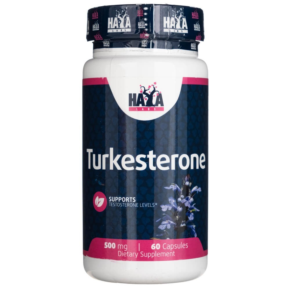 Haya Labs turkesteronas 500 mg - 60 kapsulių