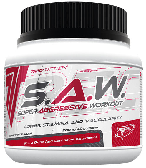 S.A.W. Powder, Blackcurrant Lemon - 200 grams - Trec Nutrition