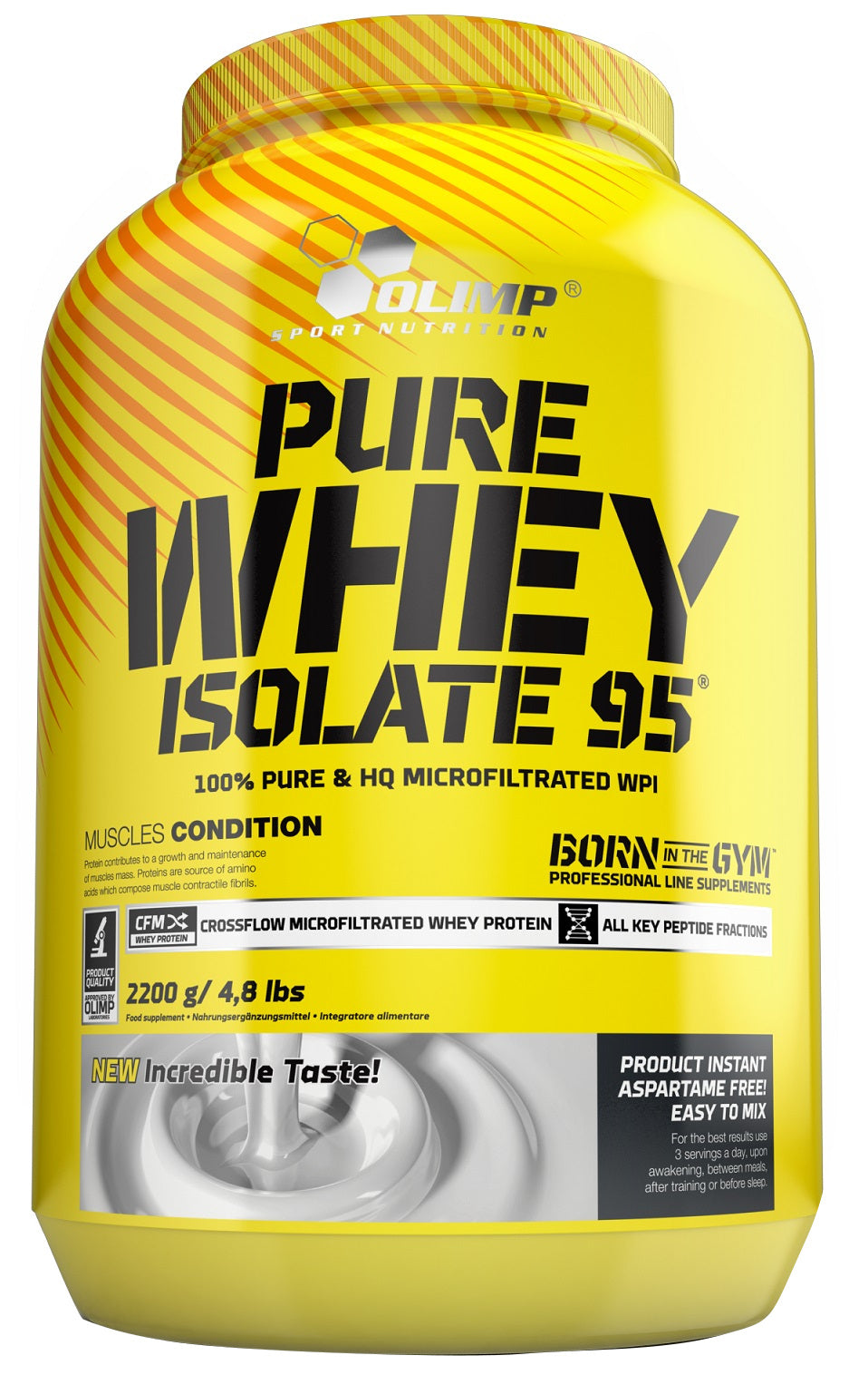 Pure Whey Isolate 95, Strawberry - 2200 grams - Olimp Nutrition