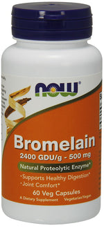 Bromelain, 500mg - 60 vcaps - NOW Foods