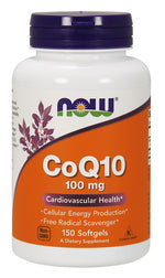 CoQ10, 100mg - 150 softgels - NOW Foods