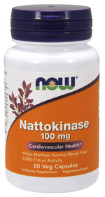 Nattokinase, 100mg - 60 vcaps - NOW Foods