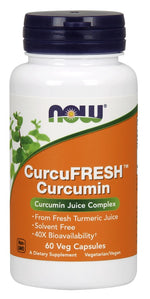 CurcuFRESH Curcumin, Capsules - 60 vcaps - NOW Foods