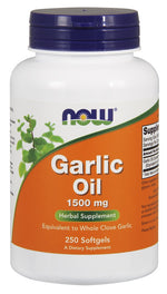 Garlic Oil, 1500mg - 250 softgels - NOW Foods