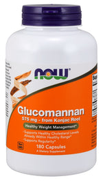 Glucomannan from Konjac Root, 575mg - 180 caps - NOW Foods