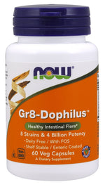 Gr8-Dophilus - 60 vcaps - NOW Foods