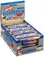 40% Low Carb High Protein Bar, Peanut Caramel - 24 x 50g - Weider