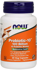 Probiotic-10, 100 Billion - 30 vcaps - NOW Foods