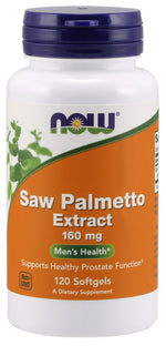 Saw Palmetto Extract, 160mg - 120 softgels - NOW Foods