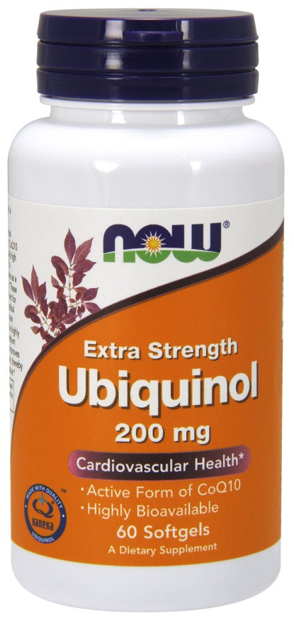 Ubiquinol, 200mg - 60 softgels - NOW Foods