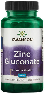 Zinc Gluconate, 30mg - 250 tablets - Swanson