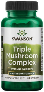 Triple Mushroom Standardized Complex - 60 caps - Swanson