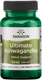 Ashwagandha Ultimate KSM-66, 250mg - 60 vcaps - Swanson