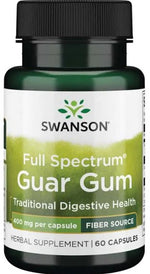 Full Spectrum Guar Gum, 400mg - 60 caps - Swanson