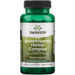 Adaptogenic Herbal Complex with Rhodiola, Ashwagandha & Ginseng - 60 caps - Swanson