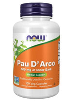 Pau D'Arco, 500mg - 100 vcaps - NOW Foods